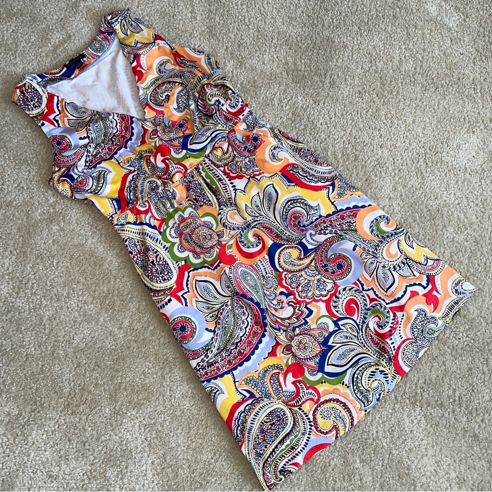 Tommy Hilfiger paisley a-line dress